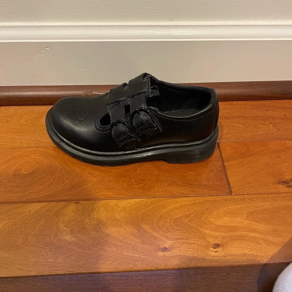 Dr Marten Kids Size 12 Black Mary Jane’s Style 8065 - Picture 6 of 14